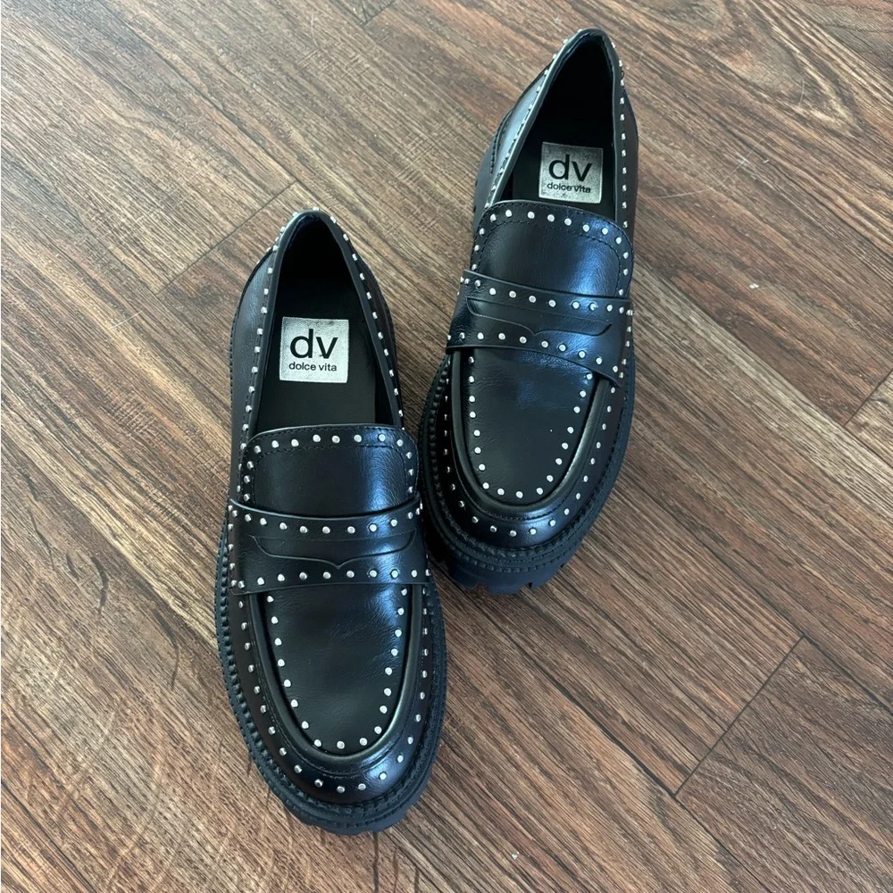 DV Dolce Vita Women's Landun Lug Sole Platform Loafers - Picture 13 of 14